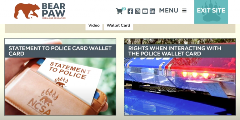 New downloadable statement to police cards private person (wo/man